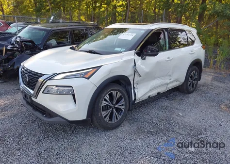 2021 Nissan Rogue Sv Intelligent Awd из США, поврежденный, VIN 5N1AT3BB4MC750108